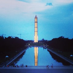 Photo taken at Lincoln Memorial Reflecting Pool by Daniel C. on 8/22/2013