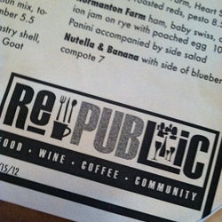 Republic Café & Bistro corkage fee 
