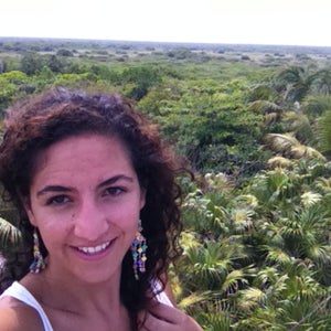Nayeli with foursquare for iPhone