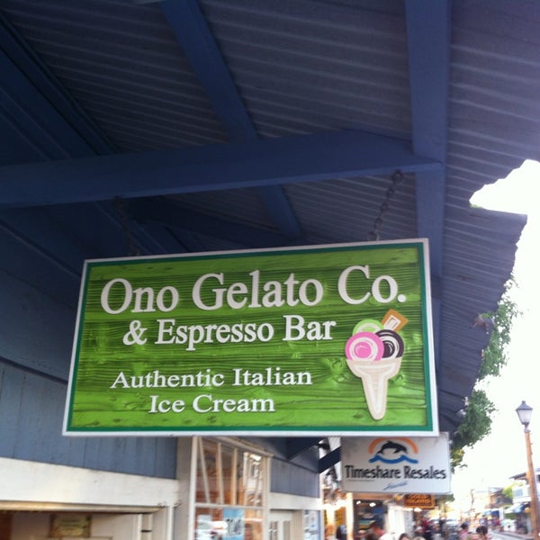 Ono Gelato Company Ice Cream Shop in Lahaina