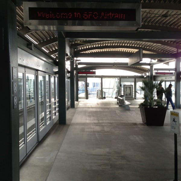 SFO AirTrain Station - Rental Car Center - San Francisco International ...