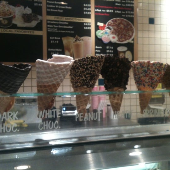 Marble Slab Creamery Ice Cream Shop in Downtown Greenville