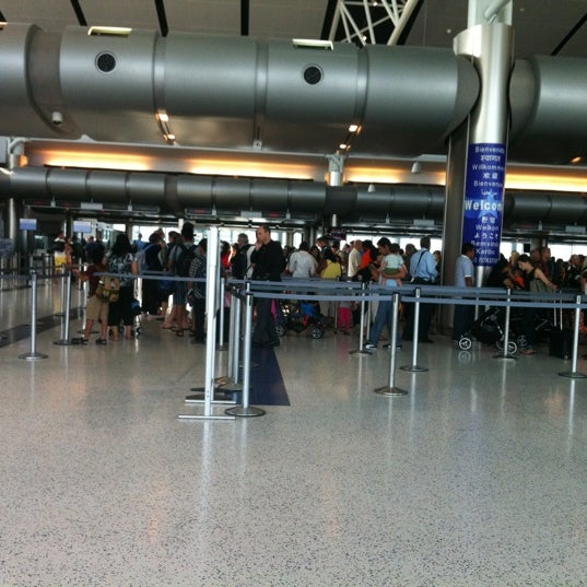 U.S. Customs and Border Protection Airport Terminal in Bush