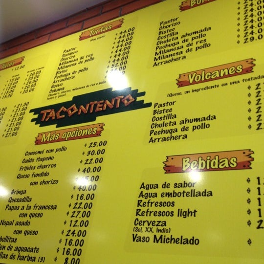 Tacontento Taco Place in Cuauhtémoc
