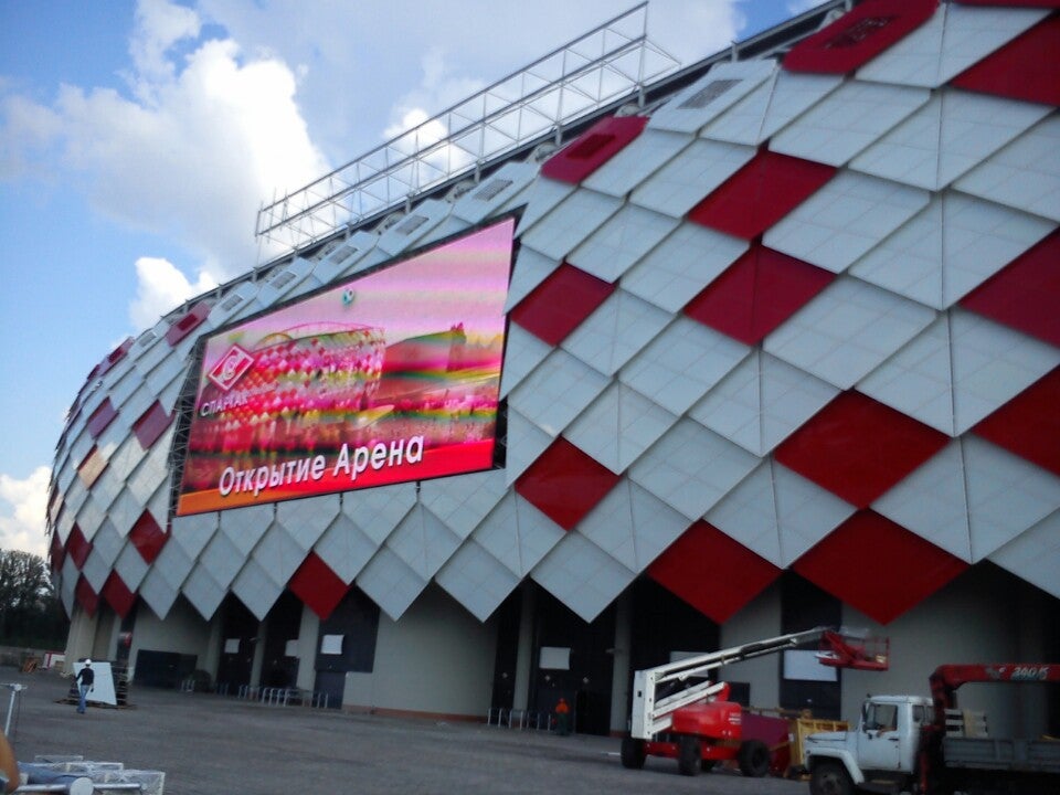 Большой фотоотчет со строительства спартаковского стадиона