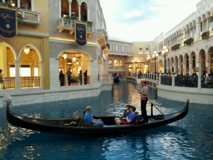 Gondola Rides At The Venetian