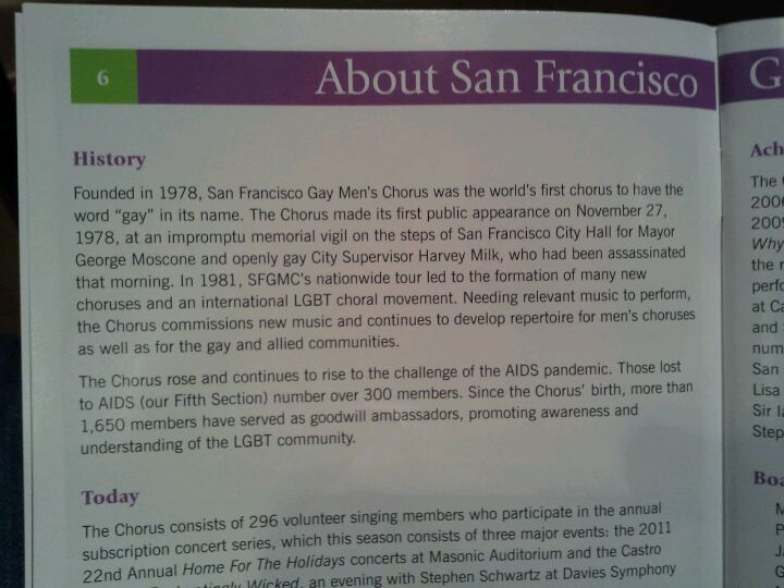 Photo of San Francisco Gay Mens Chorus